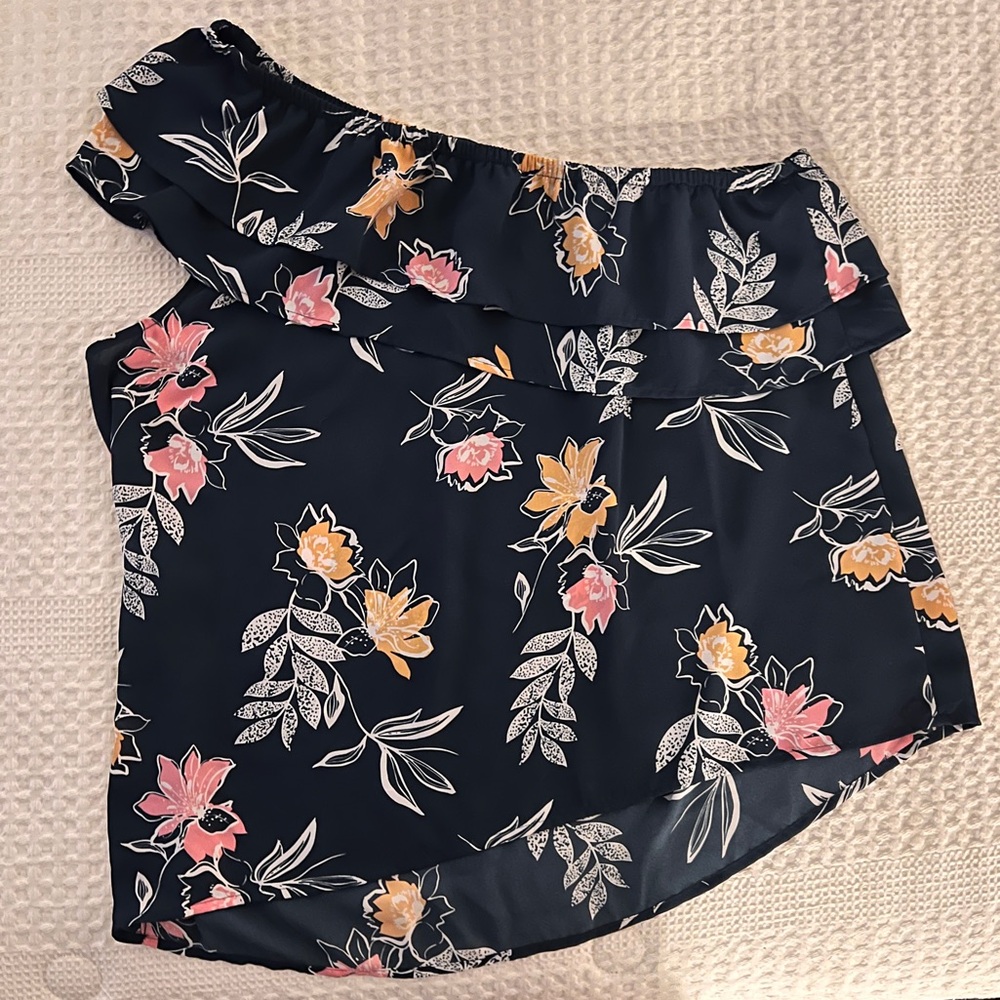 Apt. 9 Women’s Blouse, One shoulder, Size XL